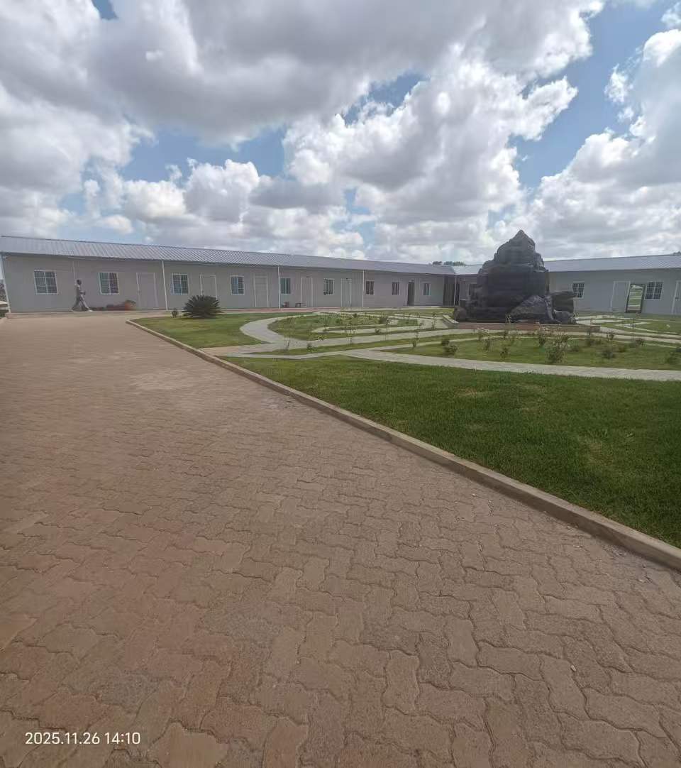CITY STEEL modular building compound completed project Kenya